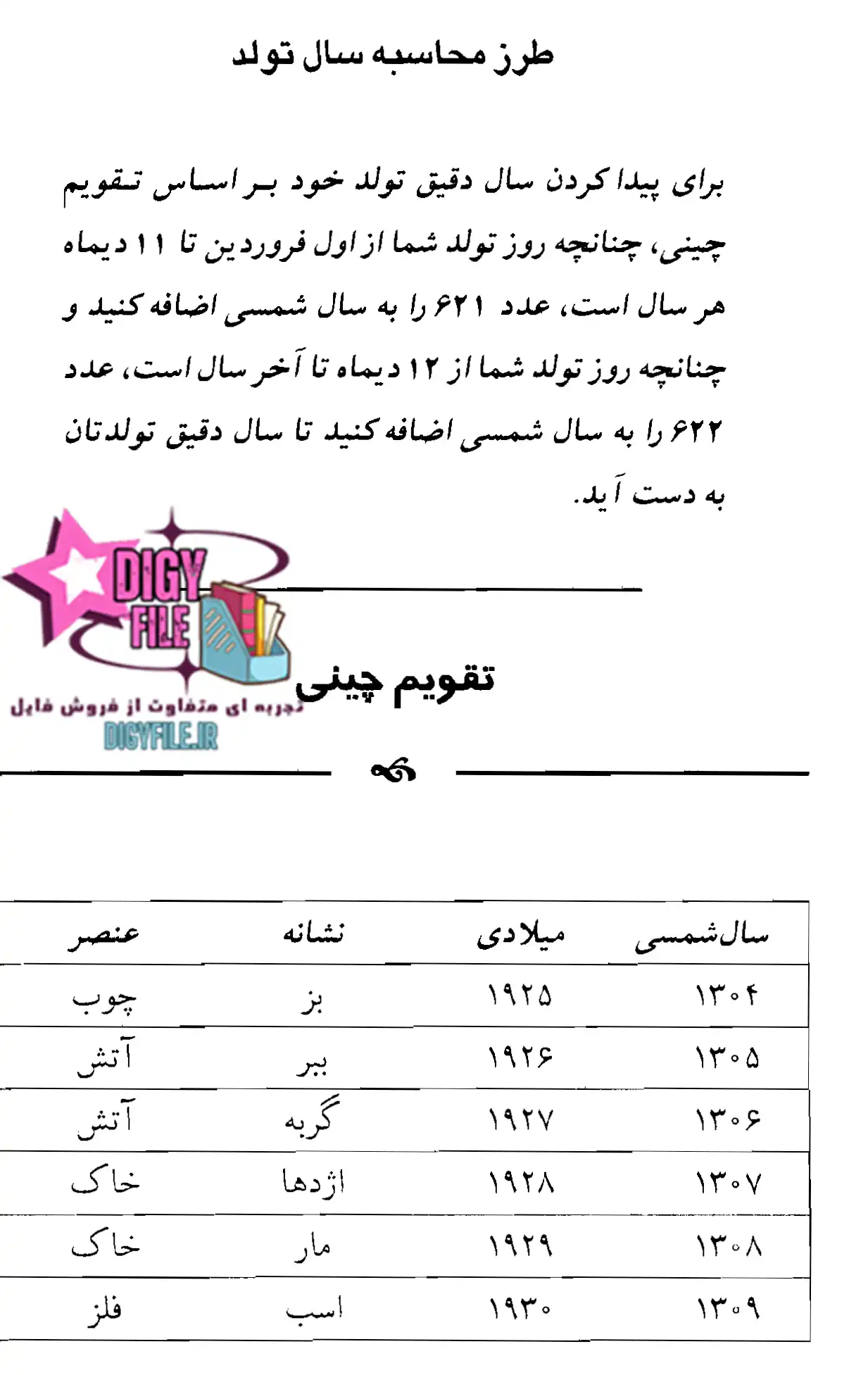 دانلود کتاب طالع بینی چینی